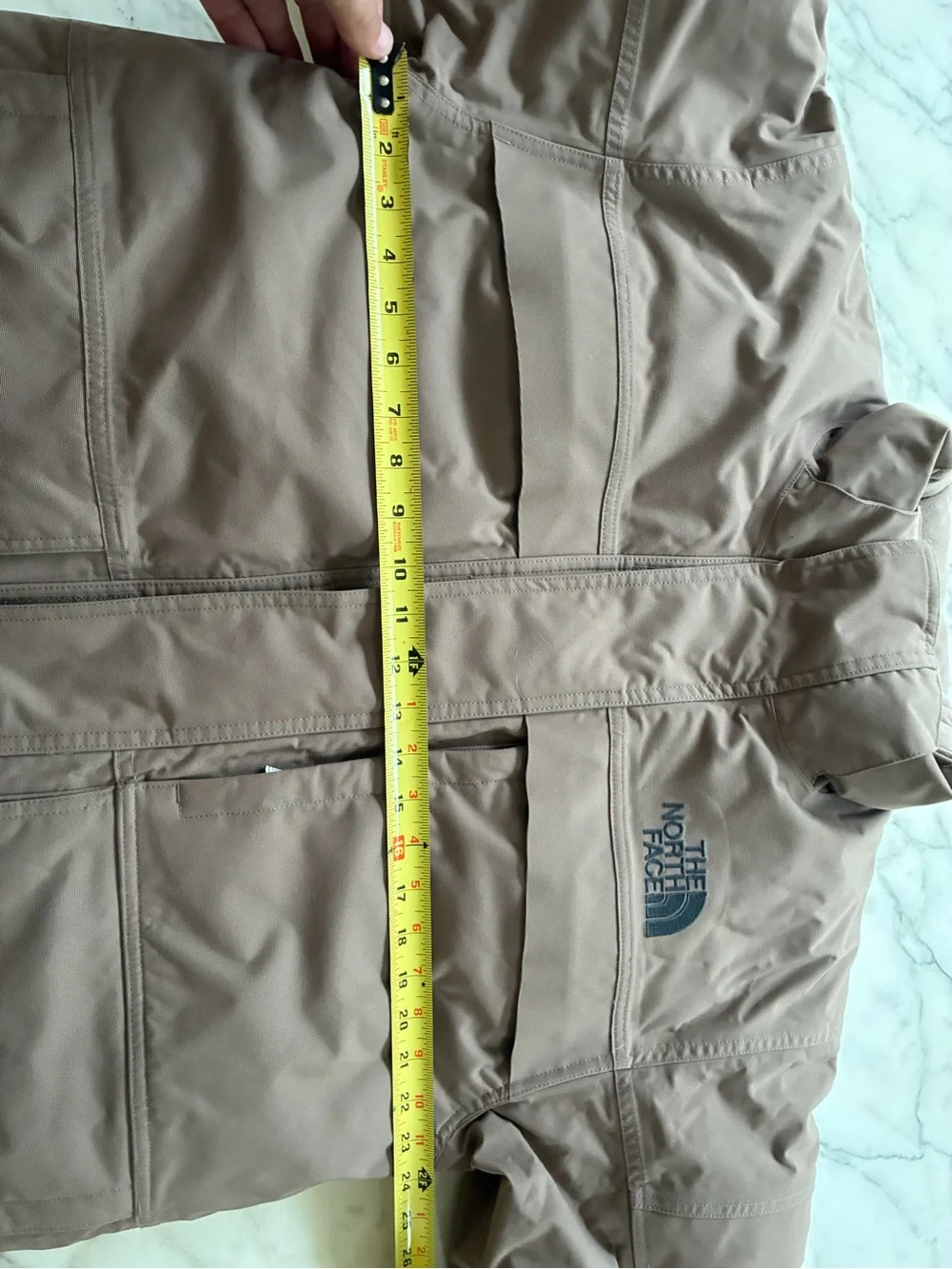The North Face Men's Taupe Brown Puffer Jacket